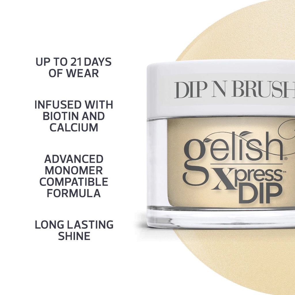 Gelish Xpress Dip N Brush Sunburst Your Bubble, 43g (1.5 Oz)