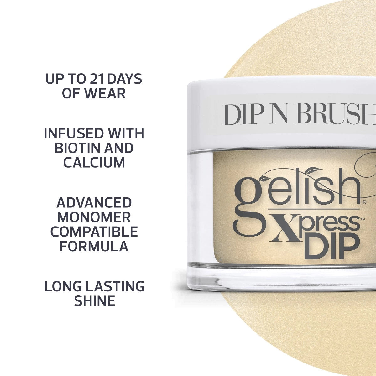 Gelish Xpress Dip N Brush Sunburst Your Bubble, 43g (1.5 Oz)