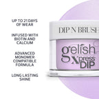 Gelish Xpress Dip N Brush Lucidly Lavender, 43g (1.5 Oz)