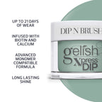 Gelish Xpress Dip N Brush Mint For Me, 43g (1.5 Oz)