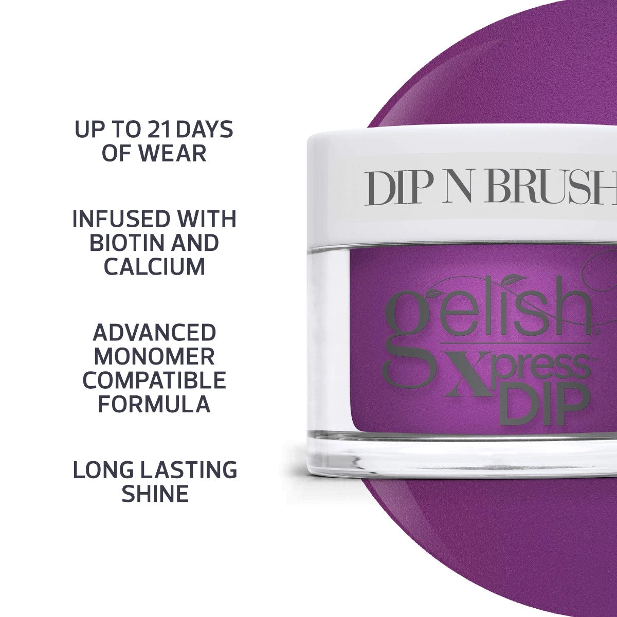 Gelish Xpress Dip N Brush Berrylicious Bliss, 43g (1.5 Oz)