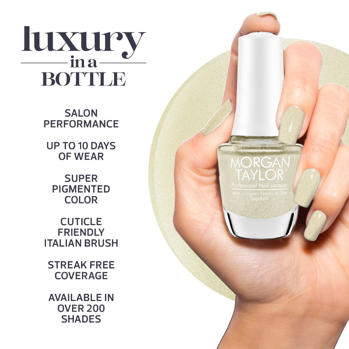 Morgan Taylor Nail Lacquer Catching Some Glaze, 0.5 oz