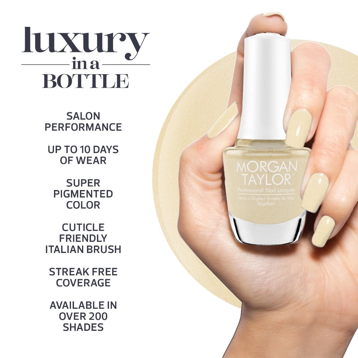 Morgan Taylor Nail Lacquer Sunburst Your Bubble 0.5 oz
