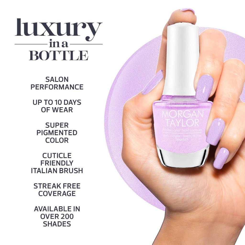 Morgan Taylor Nail Lacquer Lucidly Lavender, 0.5 oz