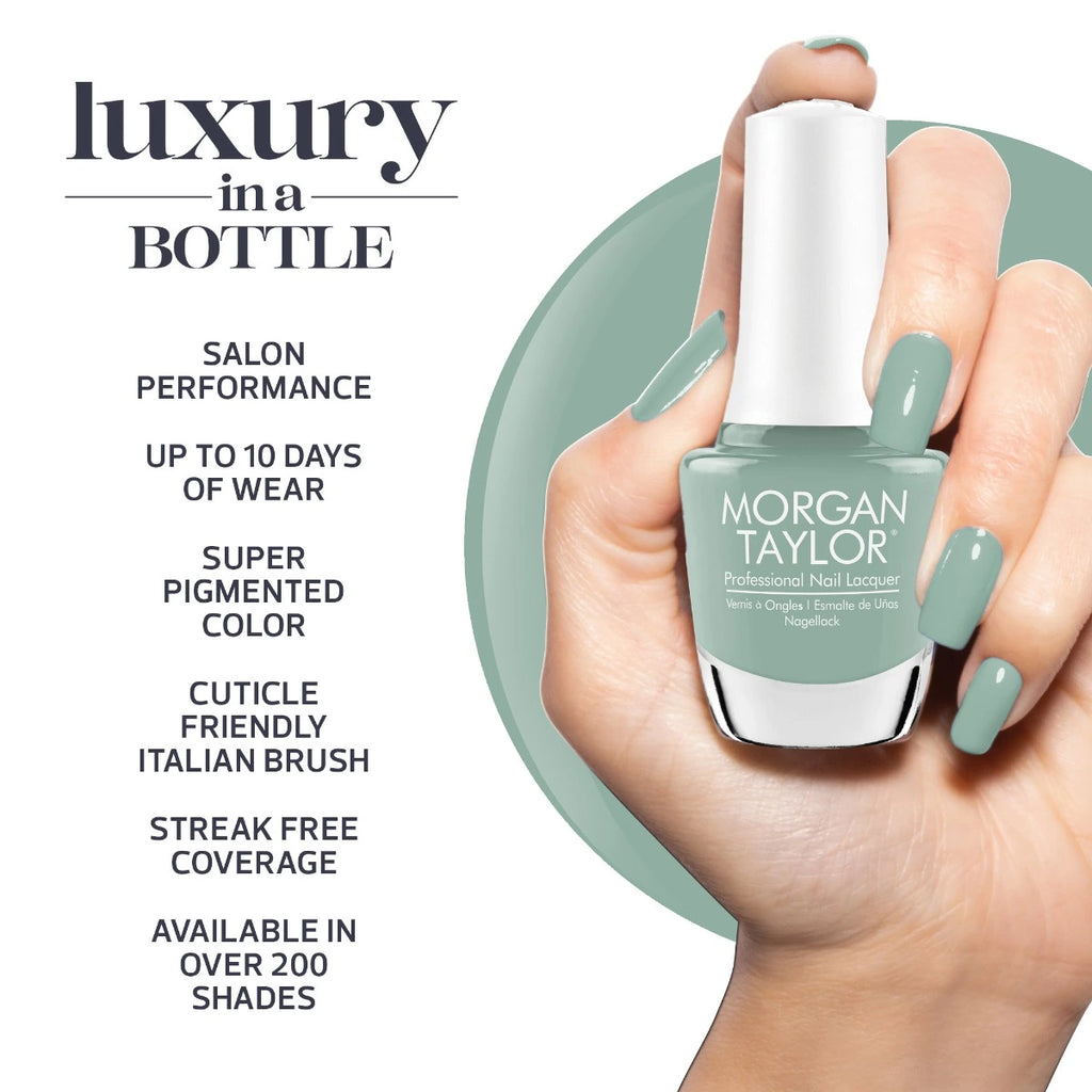 Morgan Taylor Nail Lacquer Mint For Me, 0.5 oz