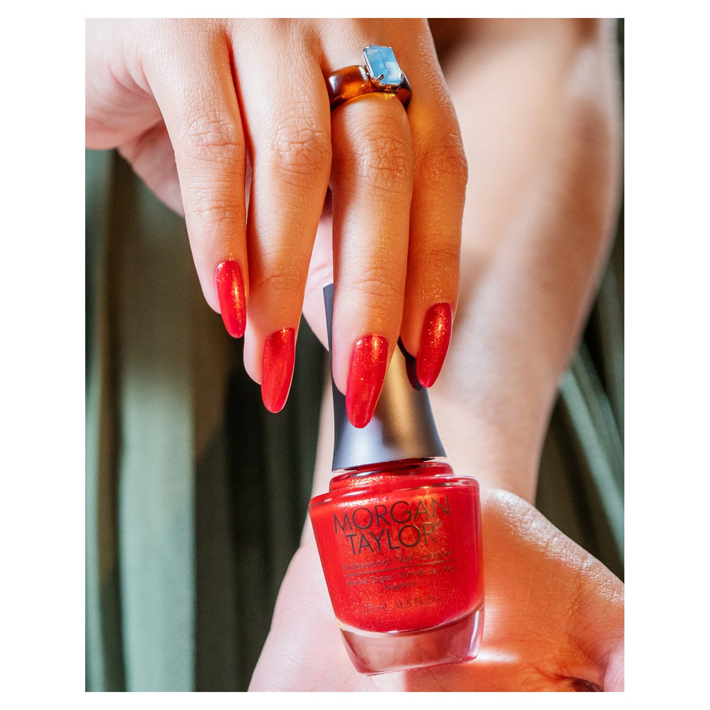 Morgan Taylor Nail Lacquer You Red My Mind, 0.5 oz
