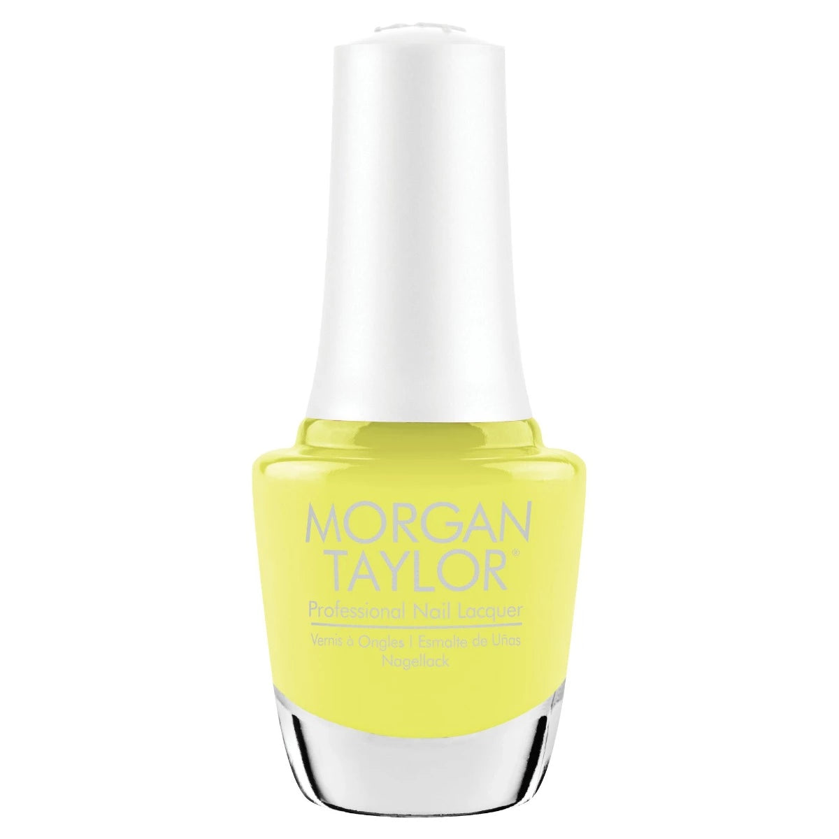 Morgan Taylor Nail Lacquer Lemon Drop Lush, 0.5 oz