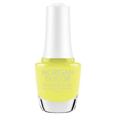 Morgan Taylor Nail Lacquer Lemon Drop Lush, 0.5 oz
