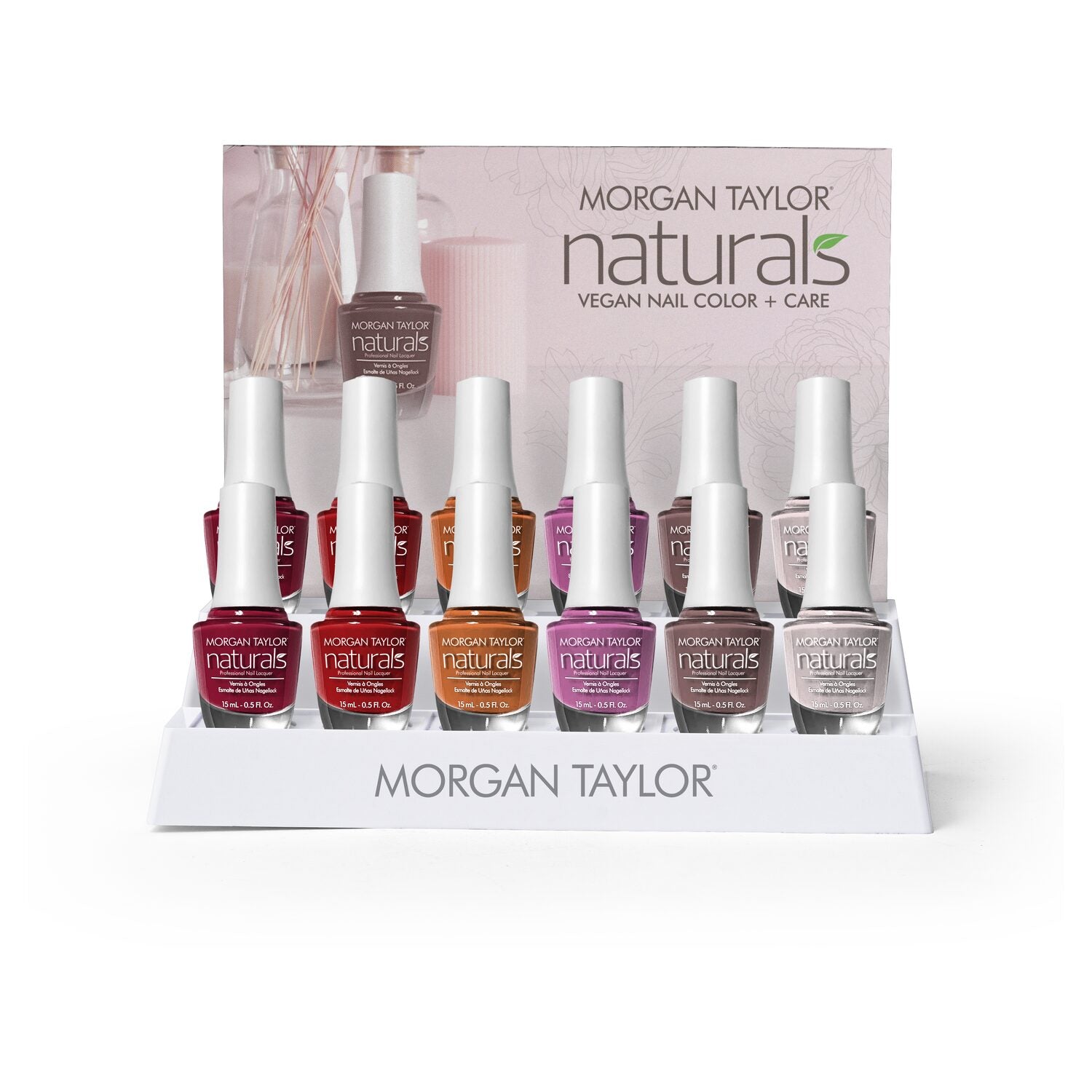 Morgan Taylor NATURALS - 12PC EMPTY DISPLAY
