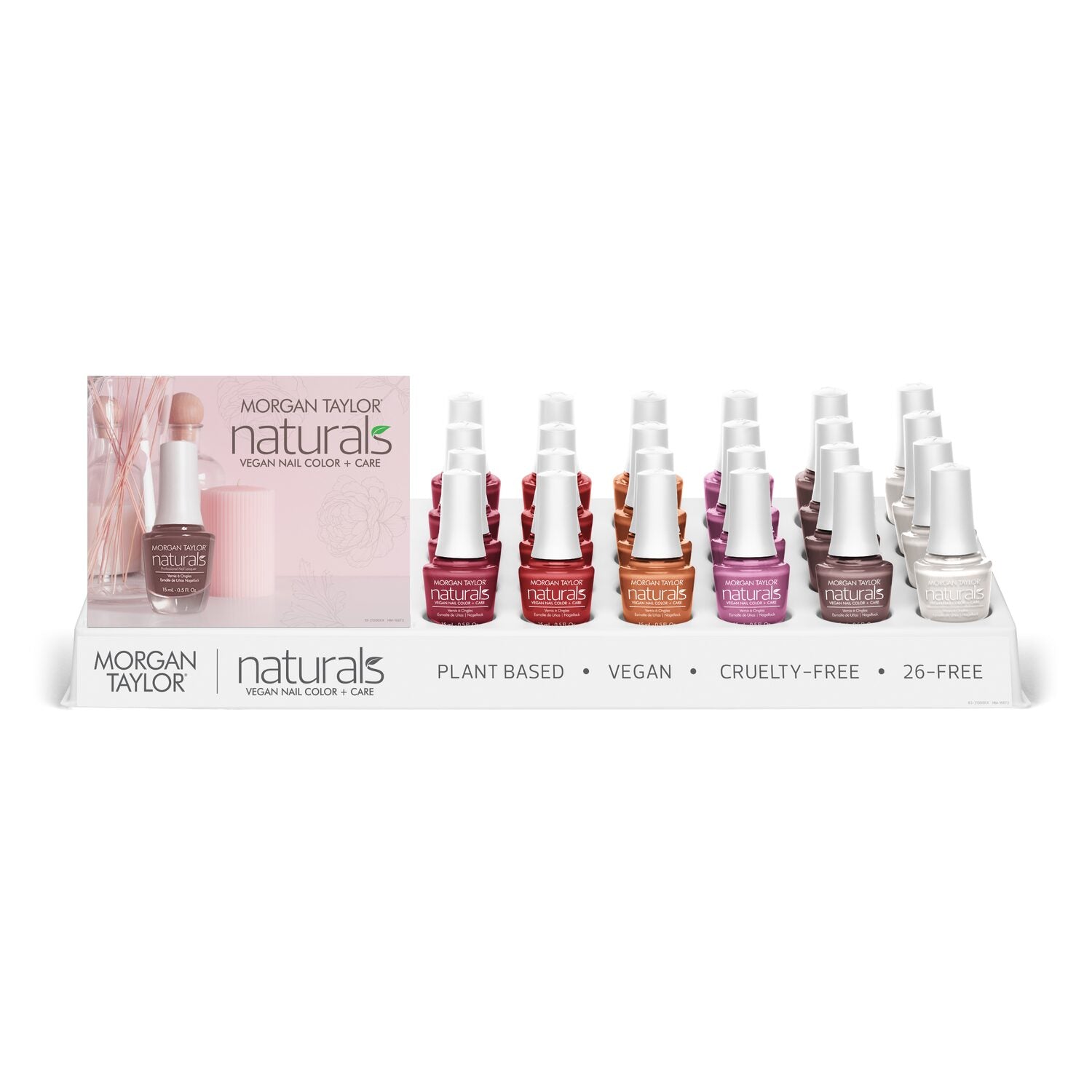 Morgan Taylor NATURALS - 24PC EMPTY DISPLAY