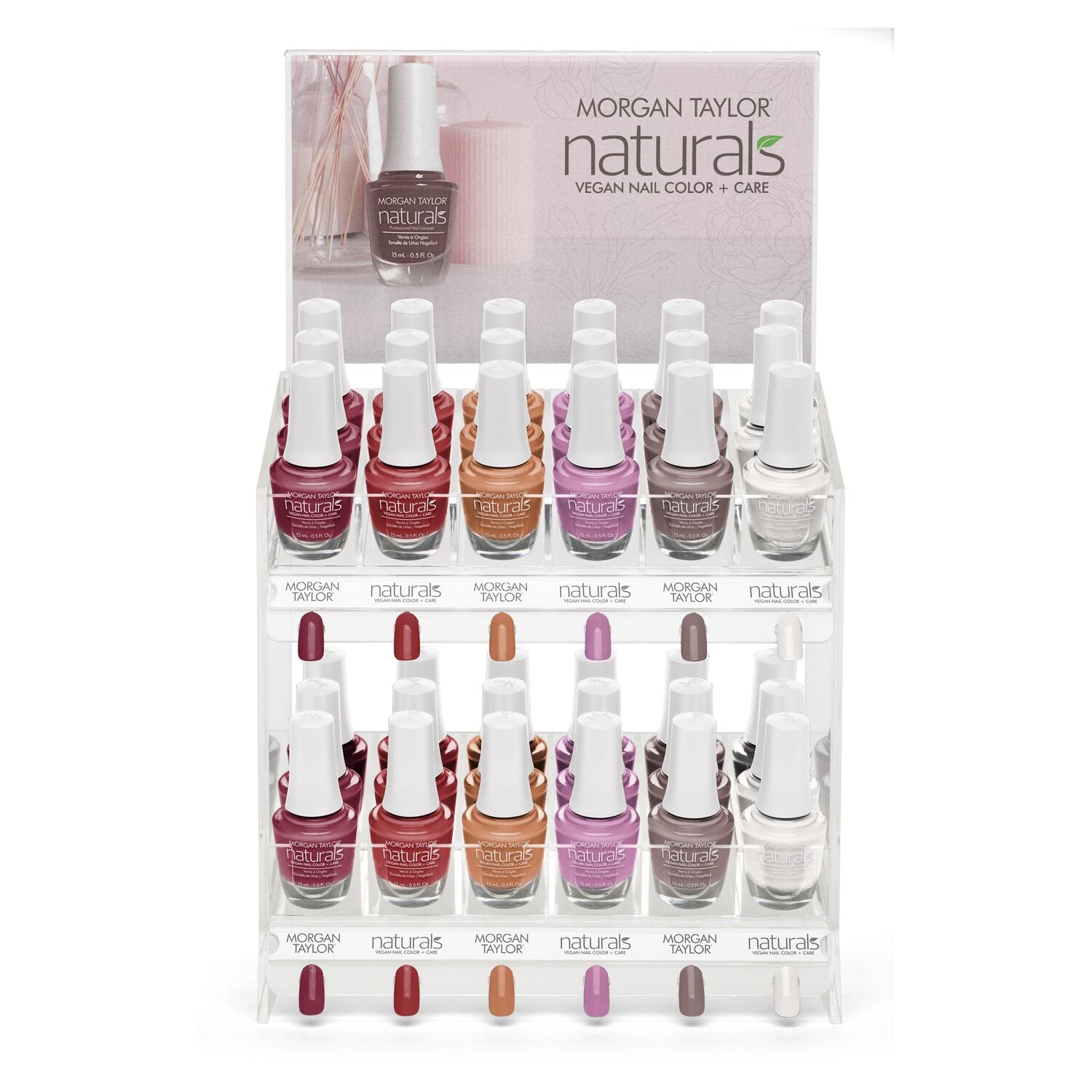 Morgan Taylor NATURALS - 36PC EMPTY DISPLAY