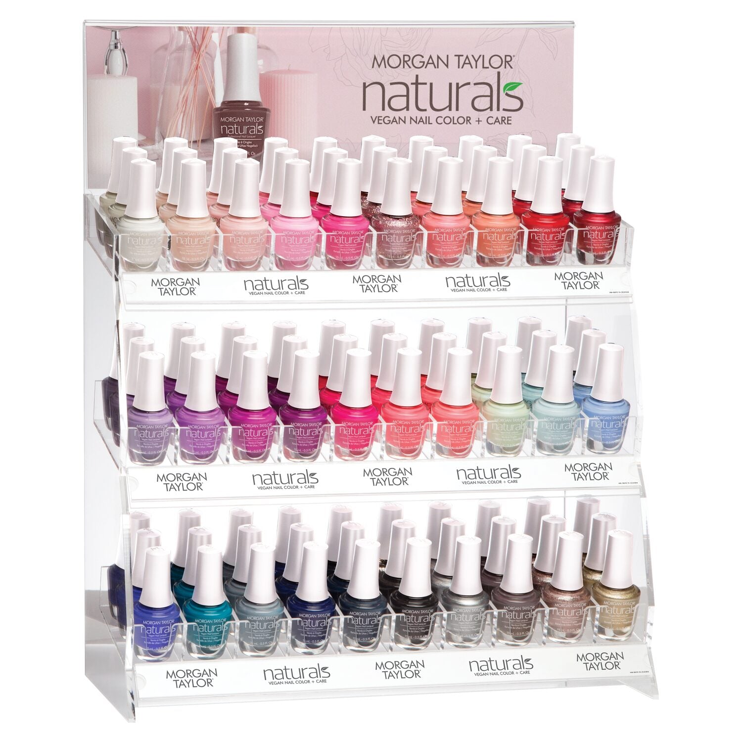 Morgan Taylor NATURALS - 90PC EMPTY DISPLAY