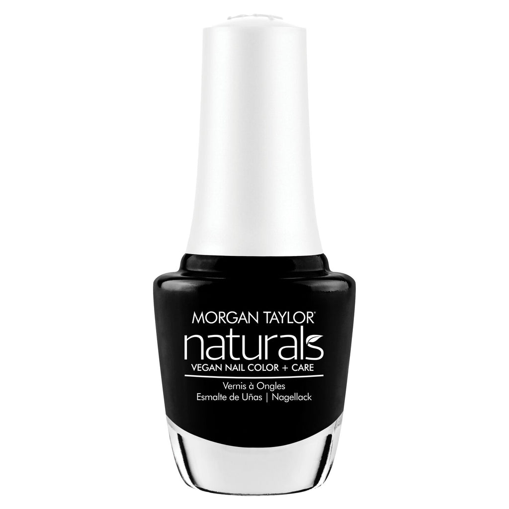 Morgan Taylor Naturals To The Moon And Black, 0.5 oz