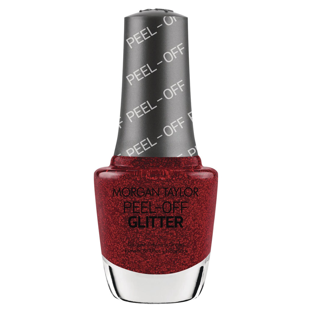 Morgan Taylor Rare As Rubies Peel-Off Glitter, 0.5 oz