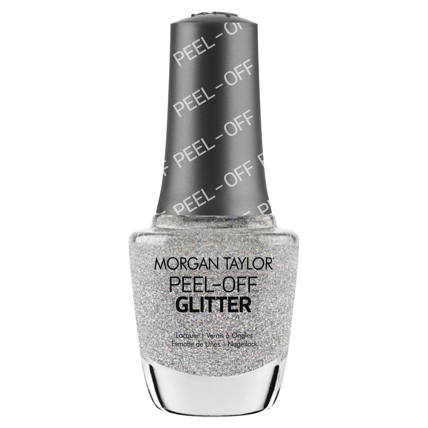 Morgan Taylor Fame Game Peel-Off Glitter, 0.5 oz