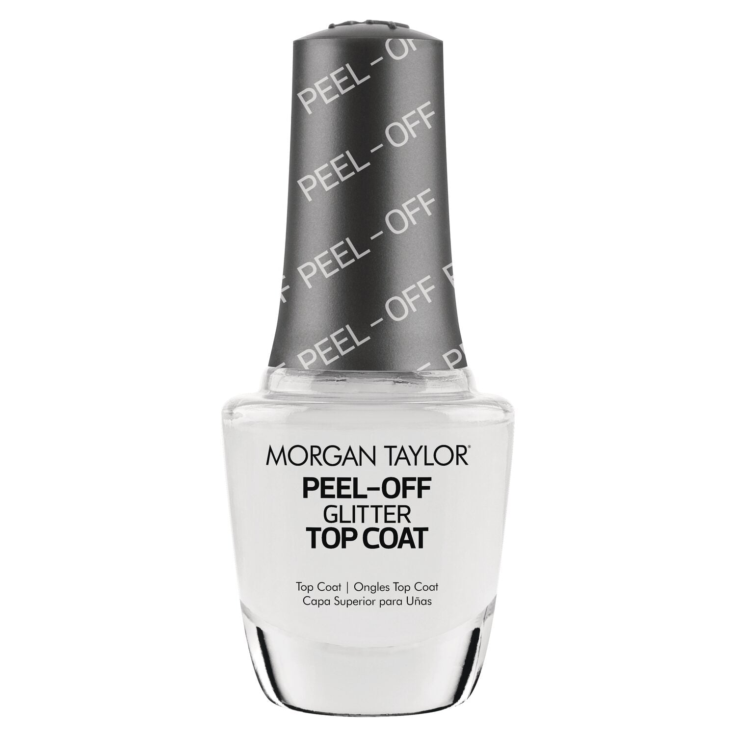 Morgan Taylor Peel-Off Glitter Top Coat, 0.5 oz