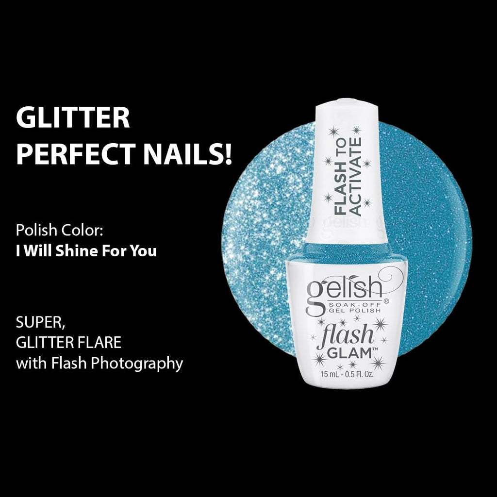 Gelish Flash Glam I'll Shine For You, 0.5 oz