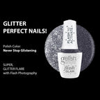 Gelish Flash Glam Never Stop Glistening, 0.5 oz