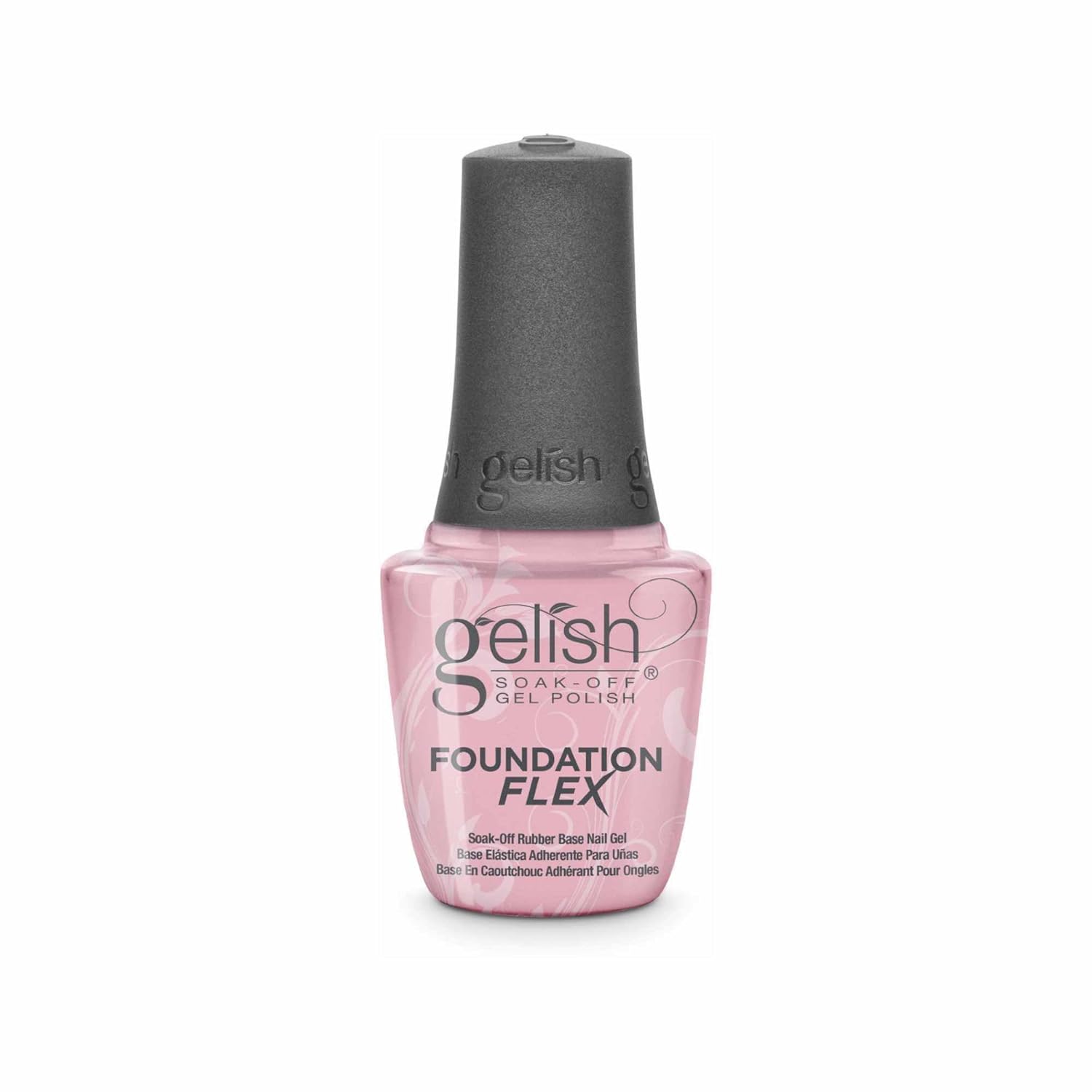Gelish Foundation Flex Rubber Base Light Nude, 0.5 oz