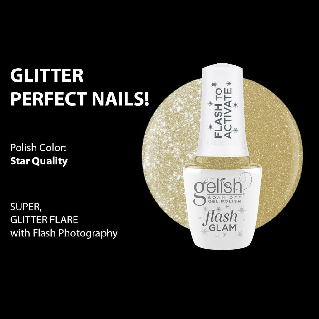 Gelish Flash Glam Star Quality, 0.5 oz