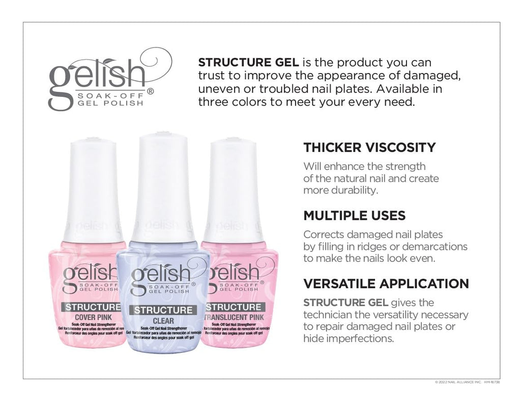 Gelish Brush-On Structure Gel Cover Pink, 0.5 oz