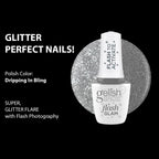 Gelish Flash Glam Dripping In Bling, 0.5 oz