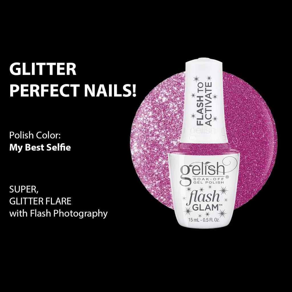 Gelish Flash Glam My Best Selfie, 0.5 oz