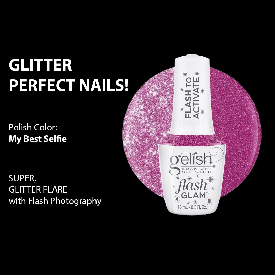 Gelish Flash Glam My Best Selfie, 0.5 oz