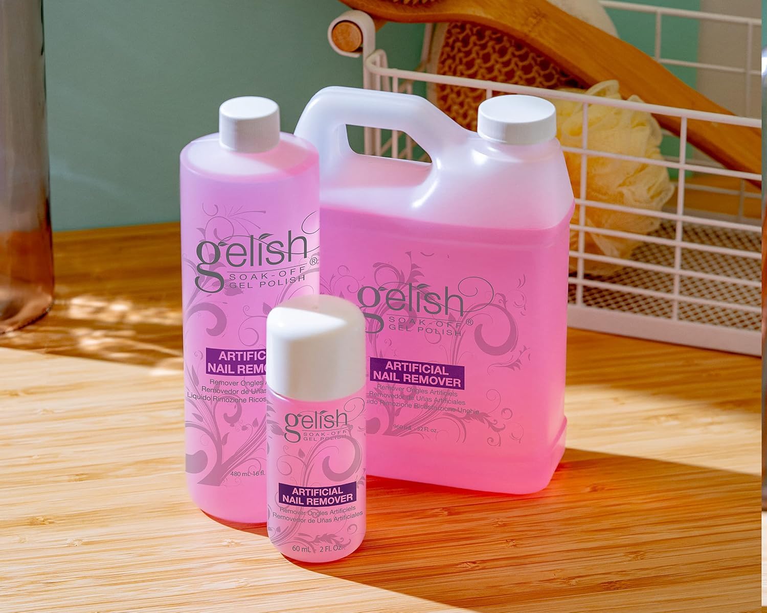 Gelish Artificial Nail Gel Polish Remover, 4 oz