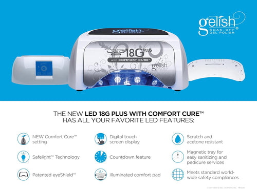 Gelish 18G+ LED Light With Comfort Cure
