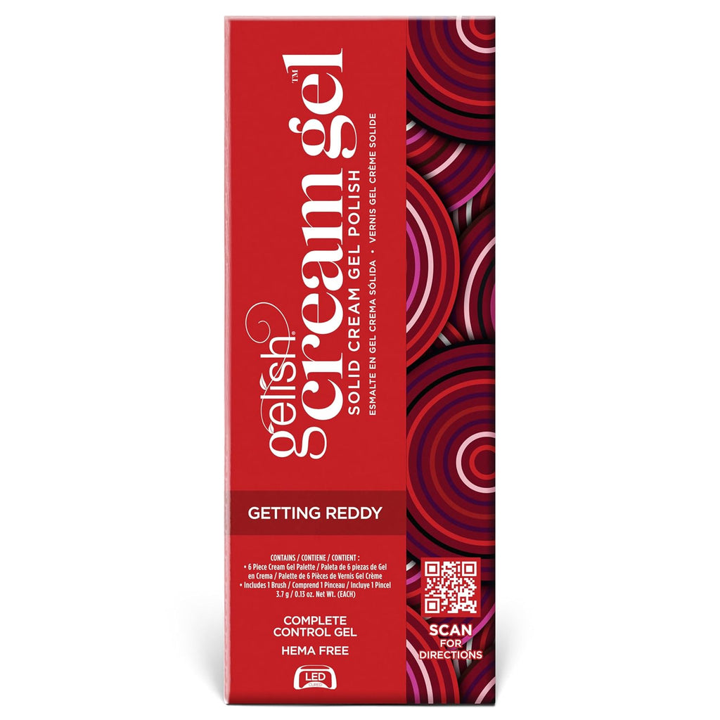 Gelish Cream Gel Getting Reddy, 6PC