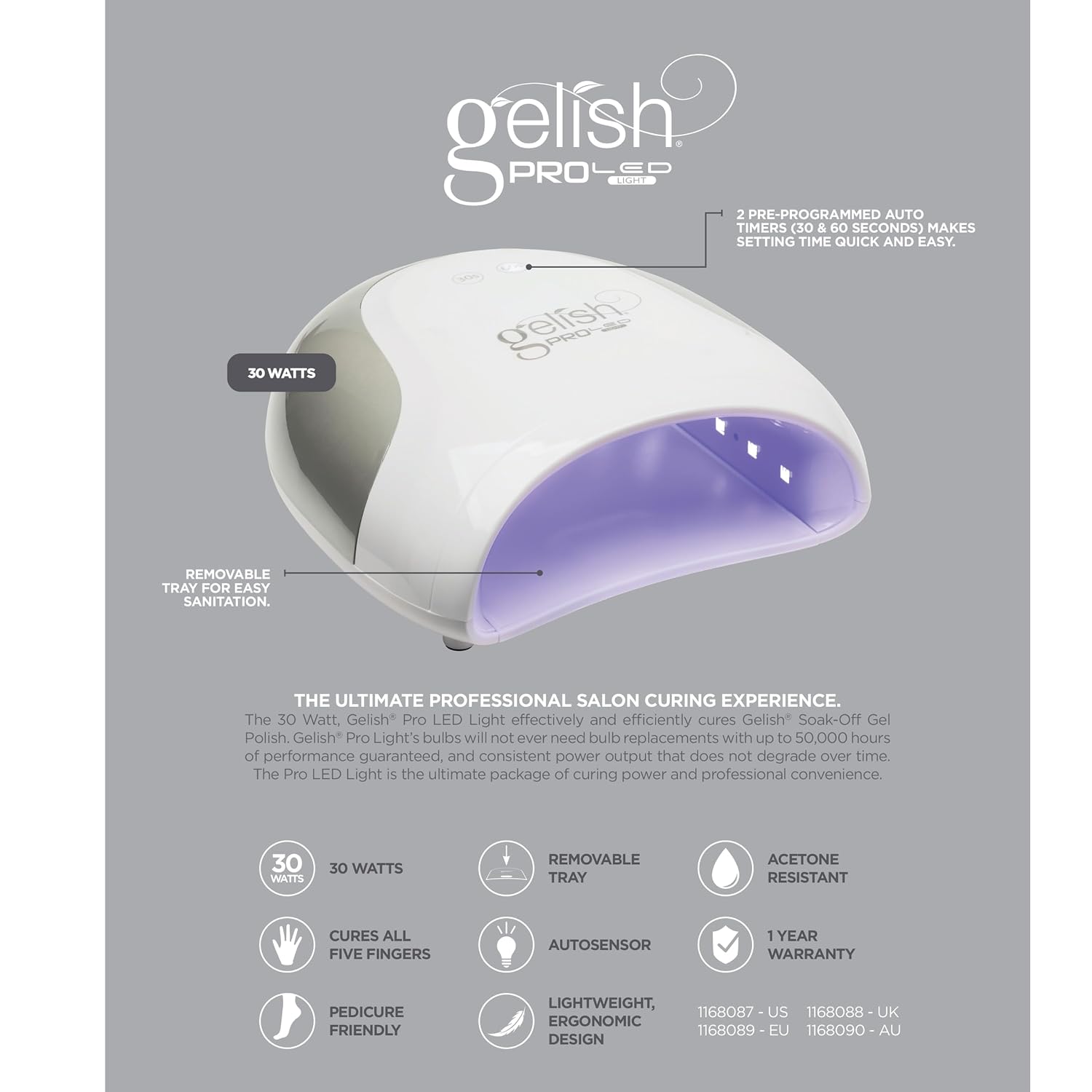 Gelish Pro LED Light 30W