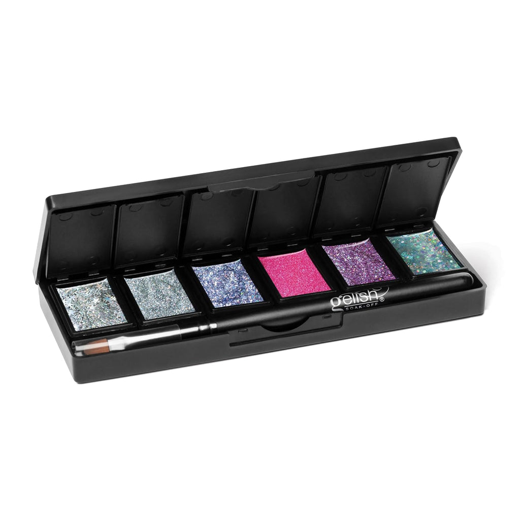 Gelish Cream Gel Rich In Glitter, 6PC