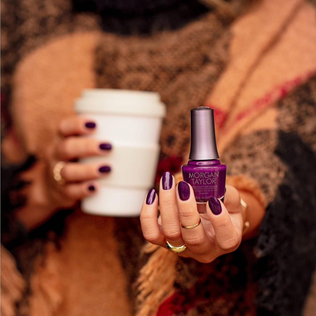Morgan Taylor Nail Lacquer Plum And Done, 0.5 oz