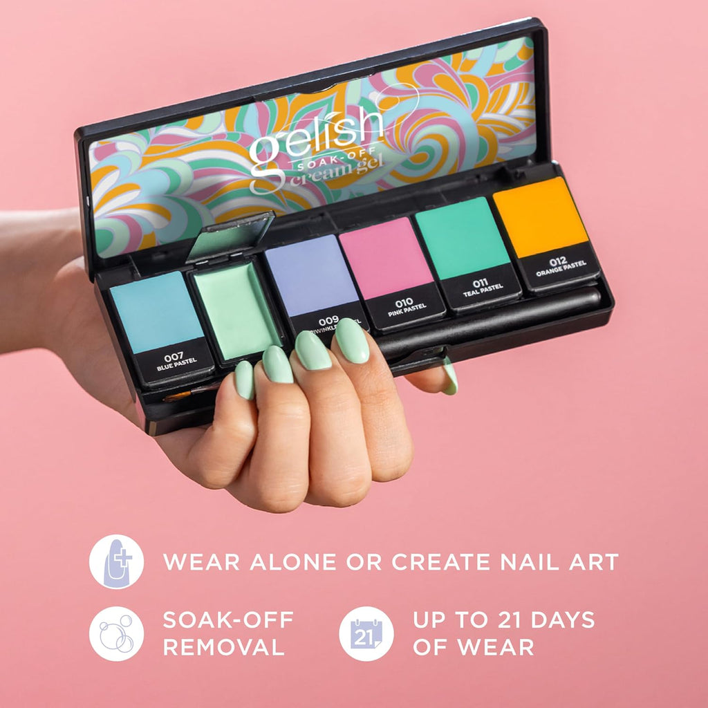Gelish Cream Gel Pretty Pastels, 6PC