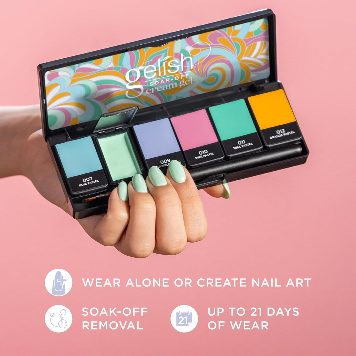 Gelish Cream Gel Pretty Pastels, 6PC