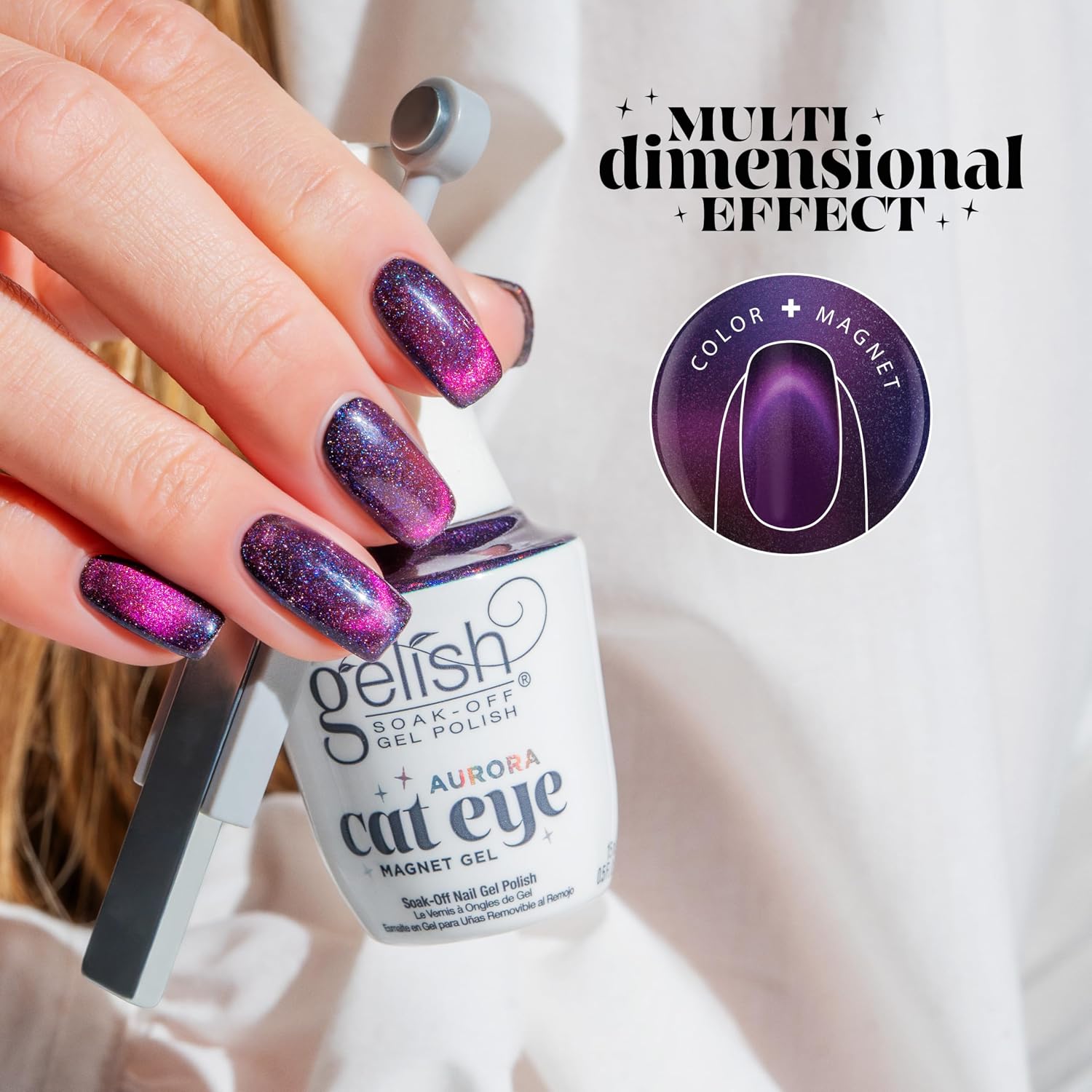 Gelish Magnetic Aurora Love At First Light, 0.5 oz