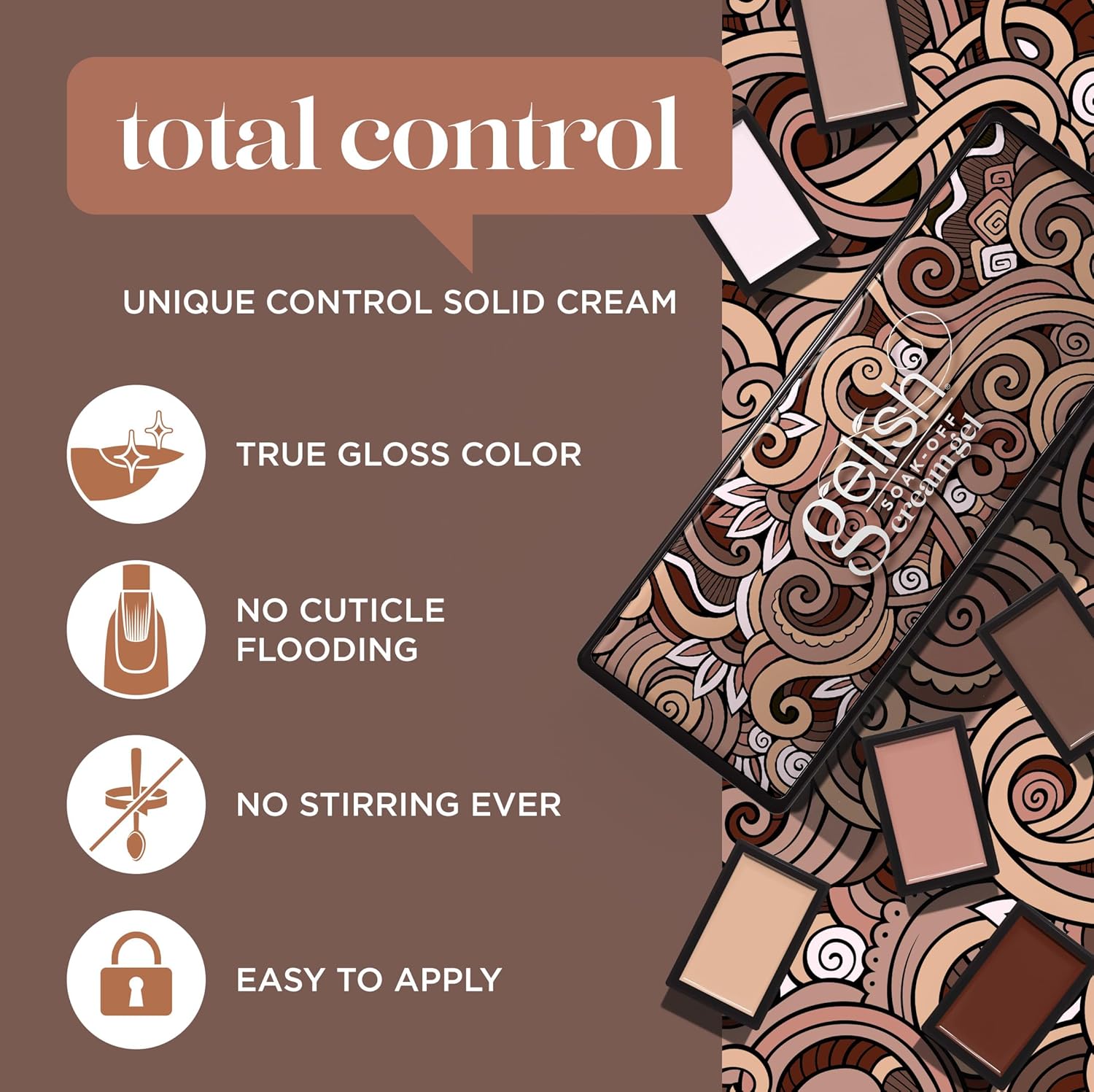 Gelish Cream Gel Neutrally Nude, 6PC