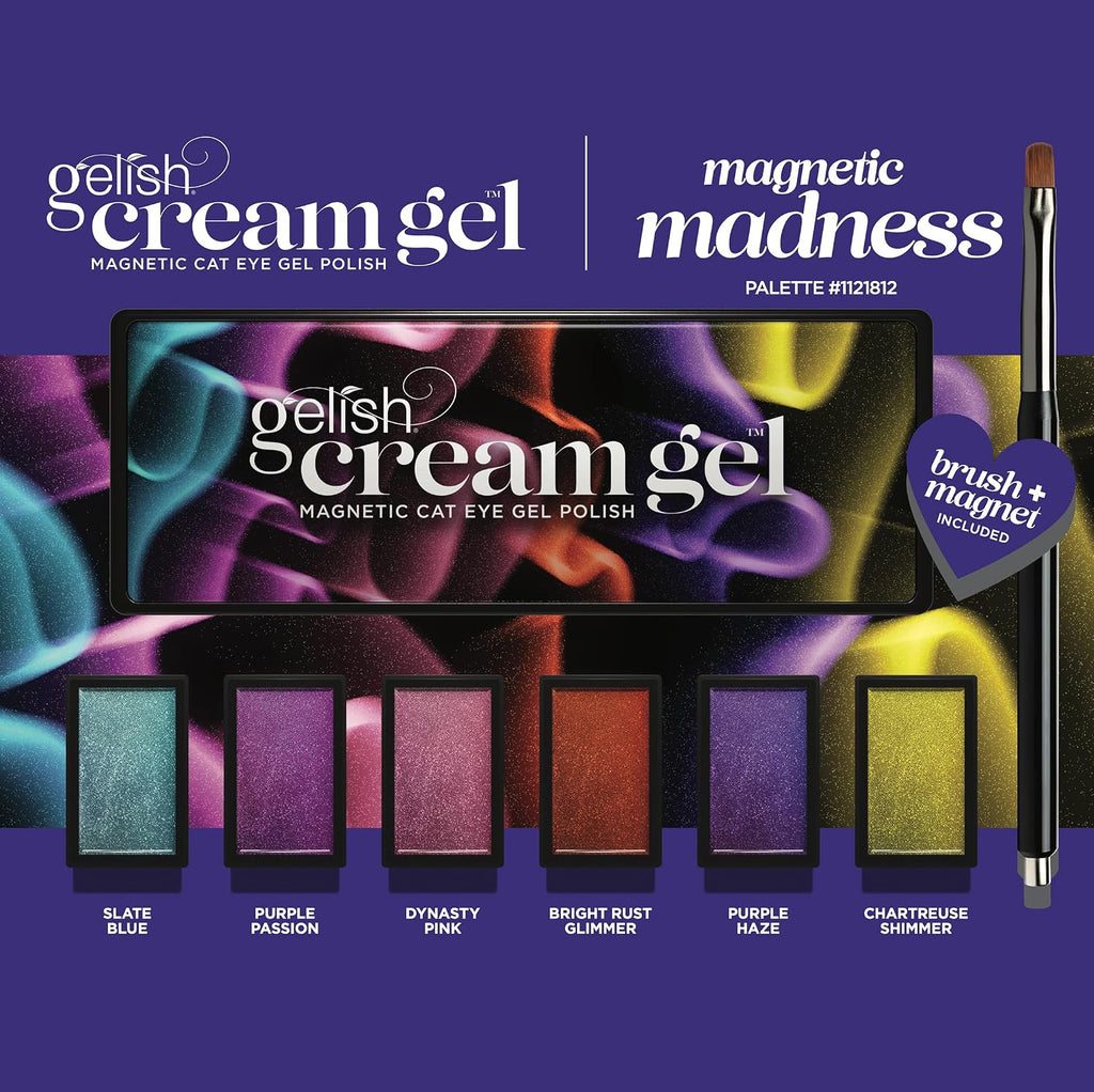 Gelish Cream Gel Magnetic Madness, 6PC