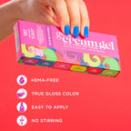 Gelish Cream Gel Neon & On & On, 6PC