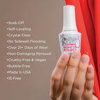 Gelish Brush-On Builder Light Nude Pearl, 0.5 oz