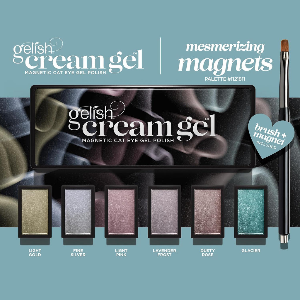 Gelish Cream Gel Mesmerizing Magnets, 6PC