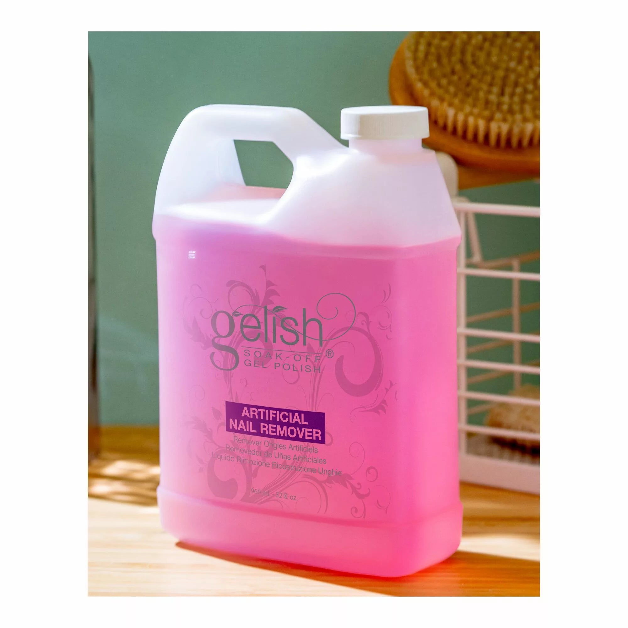 Gelish Artificial Nail Gel Polish Remover, 32 oz