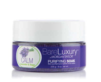 Morgan Taylor BareLuxury Calm Lavender & Sage Soak, 8oz