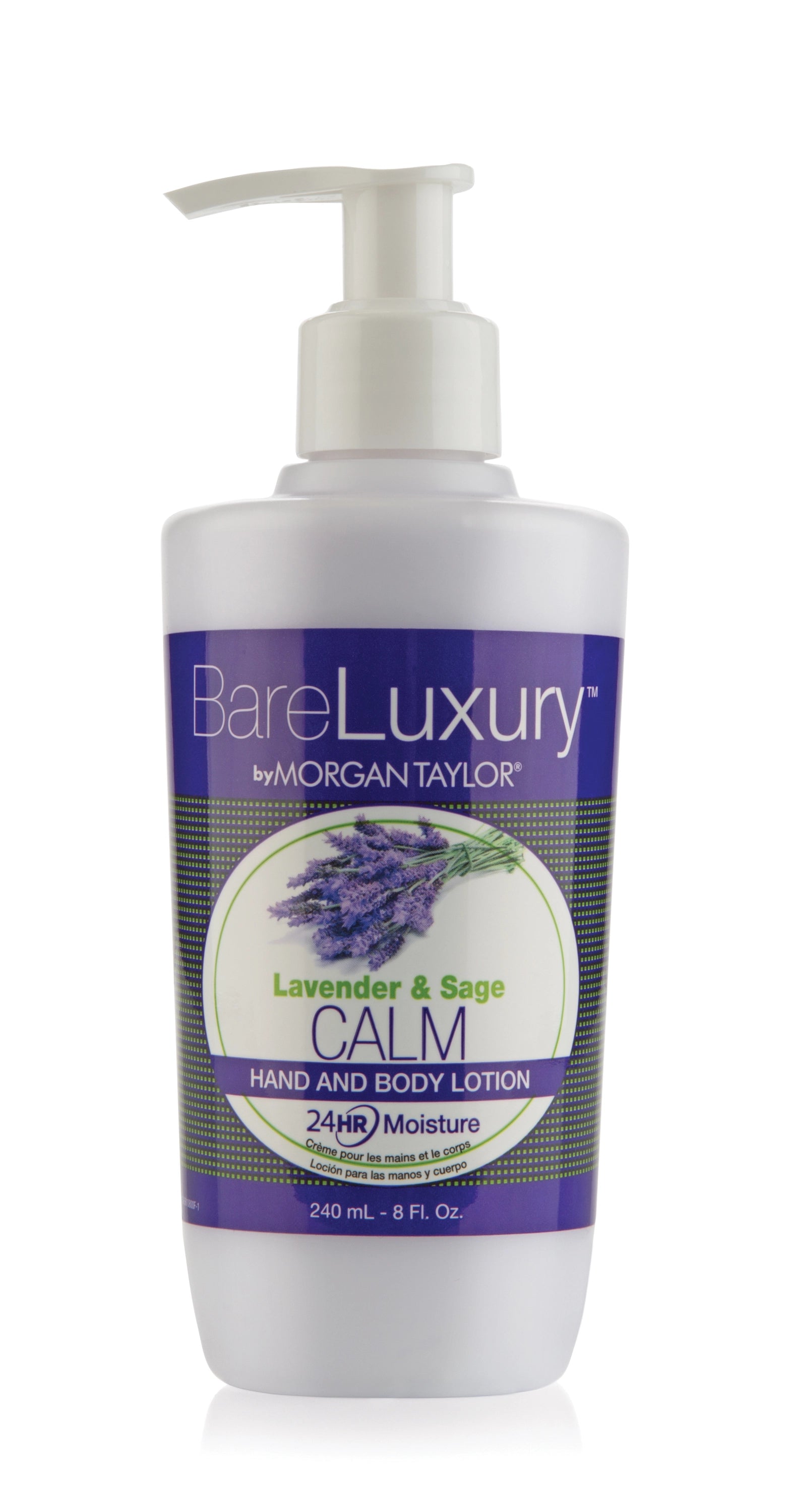 Morgan Taylor BareLuxury Calm Lavender & Sage Lotion, 8 oz.