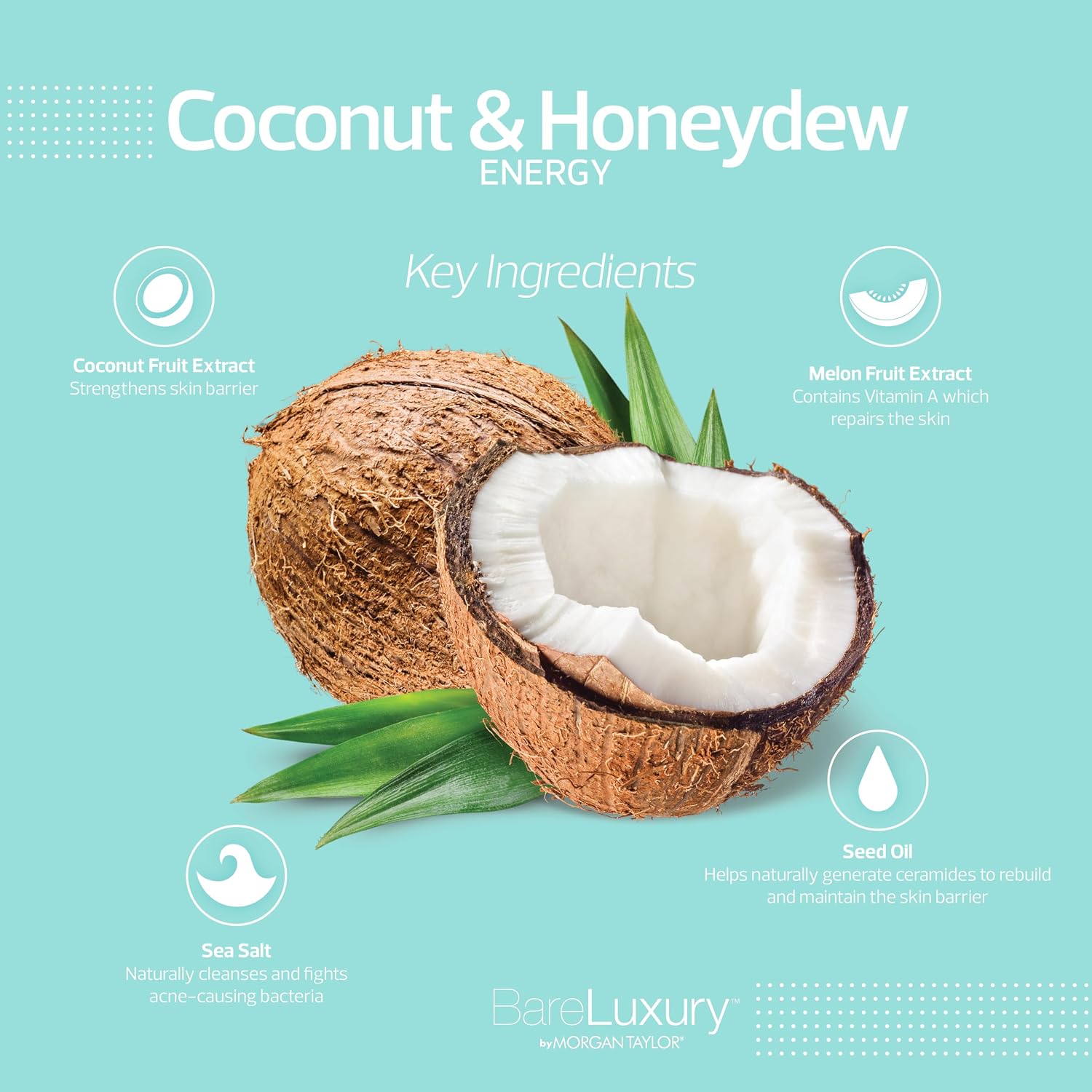 Morgan Taylor BareLuxury Energy Coconut & Honeydew 4PK