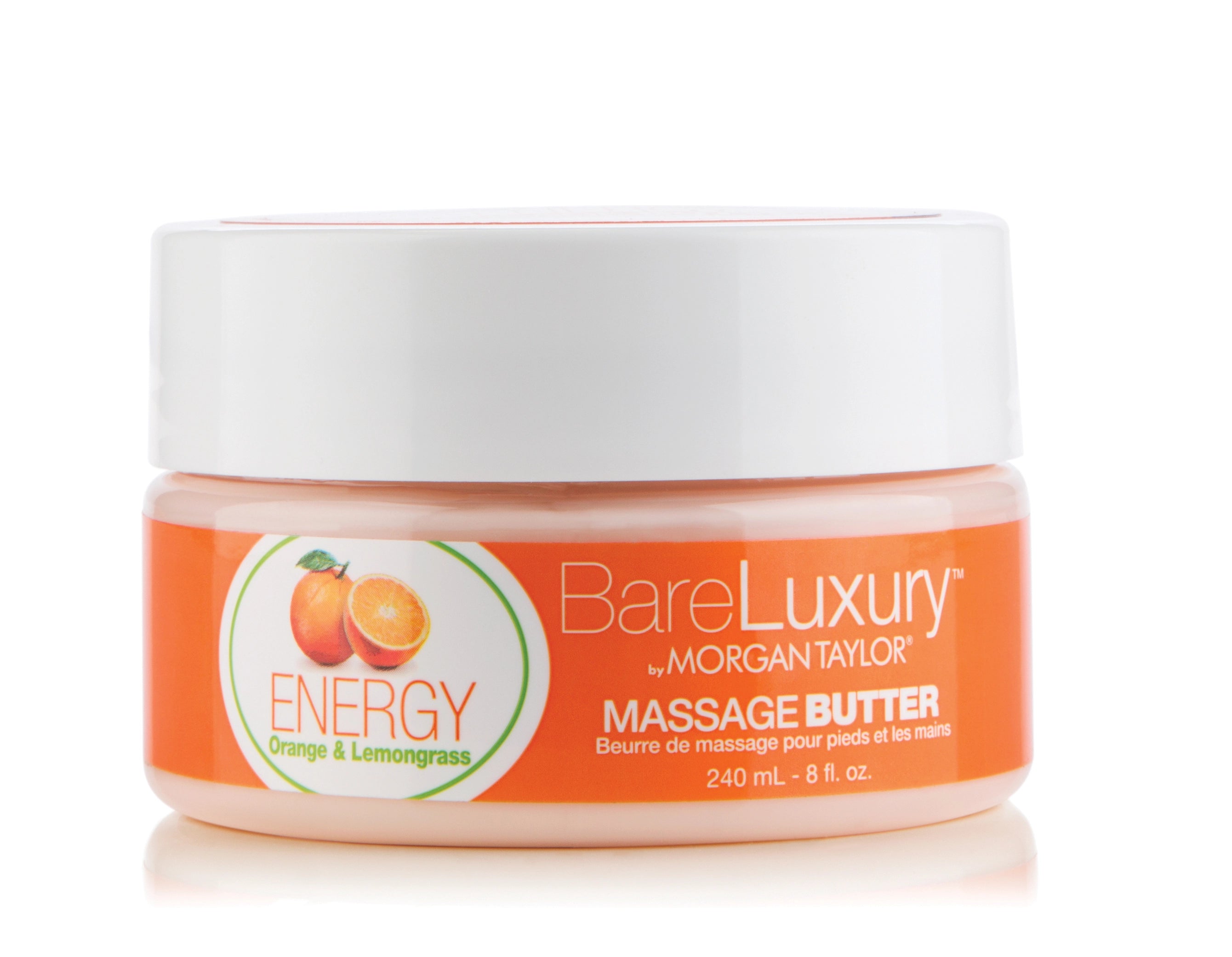Morgan Taylor BareLuxury Energy Orange & Lemongrass Butter, 8oz.