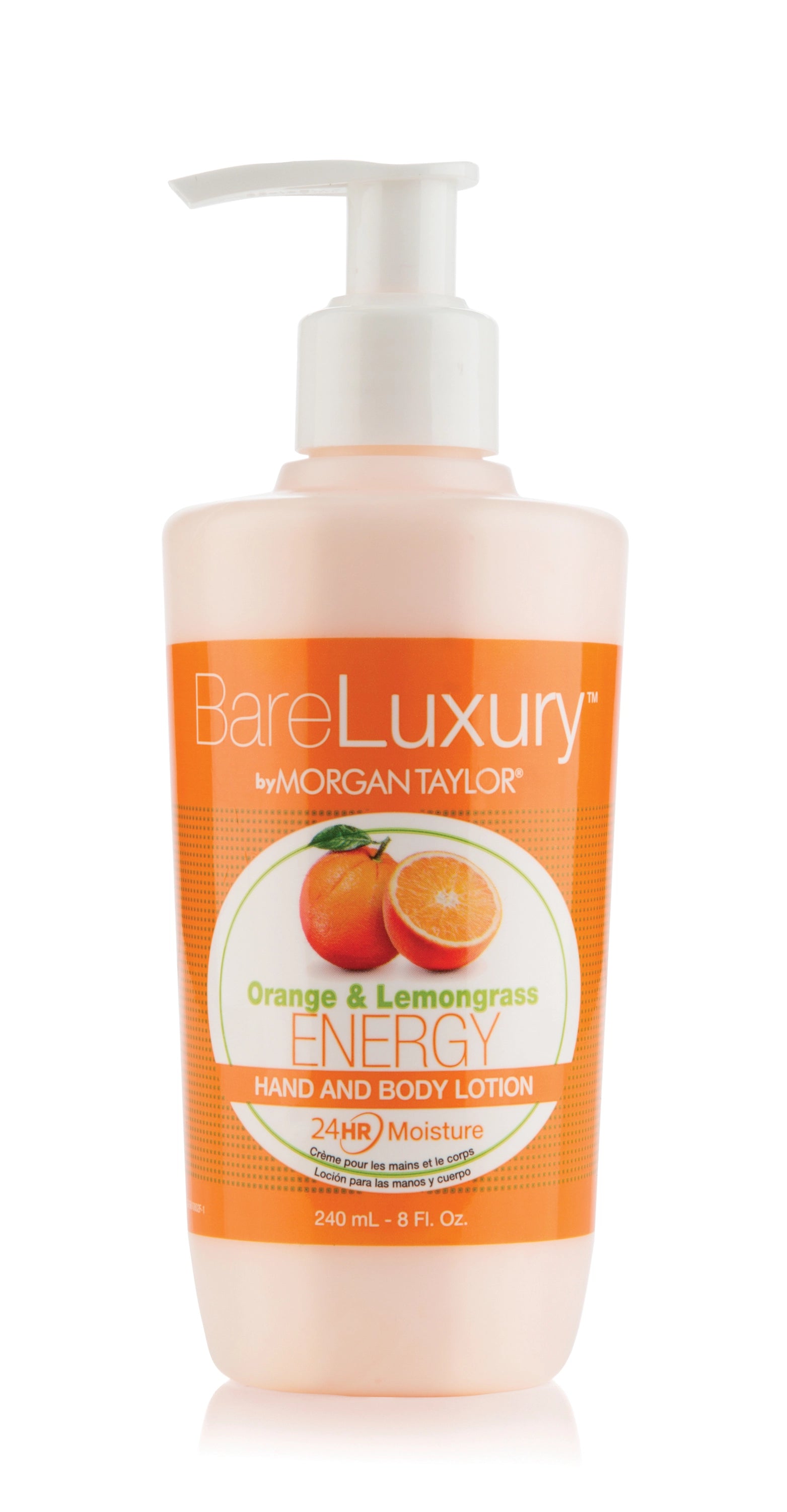 Morgan Taylor BareLuxury Energy Orange & Lemongrass Lotion, 8 oz.