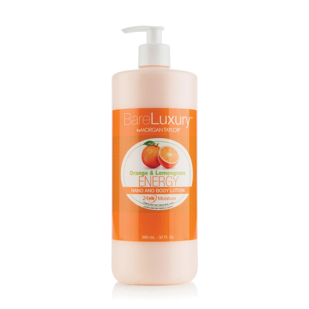 Morgan Taylor BareLuxury Energy Orange & Lemongrass Lotion, 32oz