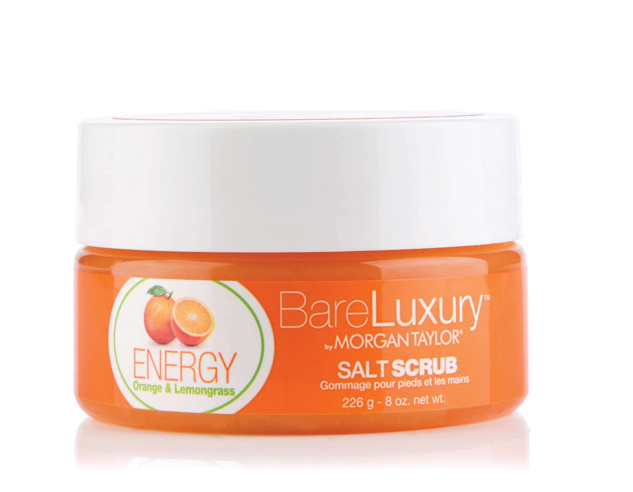 Morgan Taylor BareLuxury Energy Orange & Lemongrass Scrub, 8oz.
